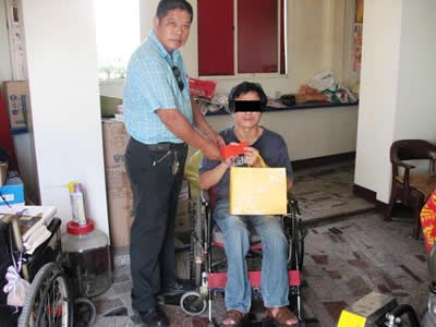 中秋節關懷活動合影