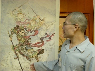 在監受刑人於監所外之公立展場舉辦書畫雙人聯展