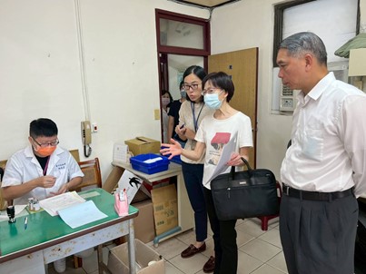 張檢察官視導尿液採驗業務