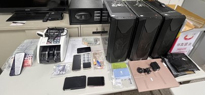 114年8月20日同步搜索被告陳○衛所屬之洗錢水房公司位於臺中、南投之據點，於現場查扣相關證物及犯罪所得