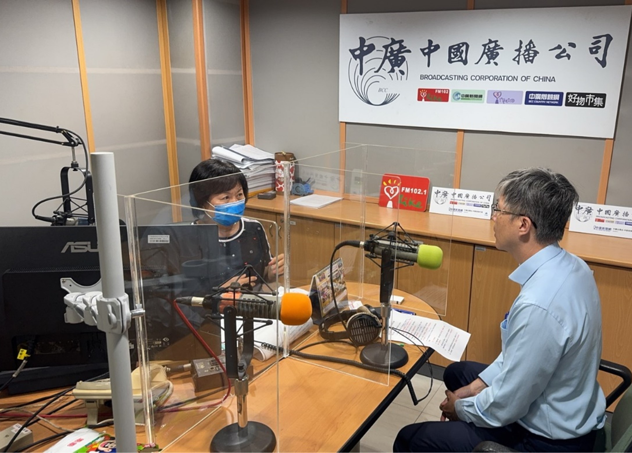 陳信郎主任檢察官於中廣電臺接受專訪宣導常見詐騙類型2