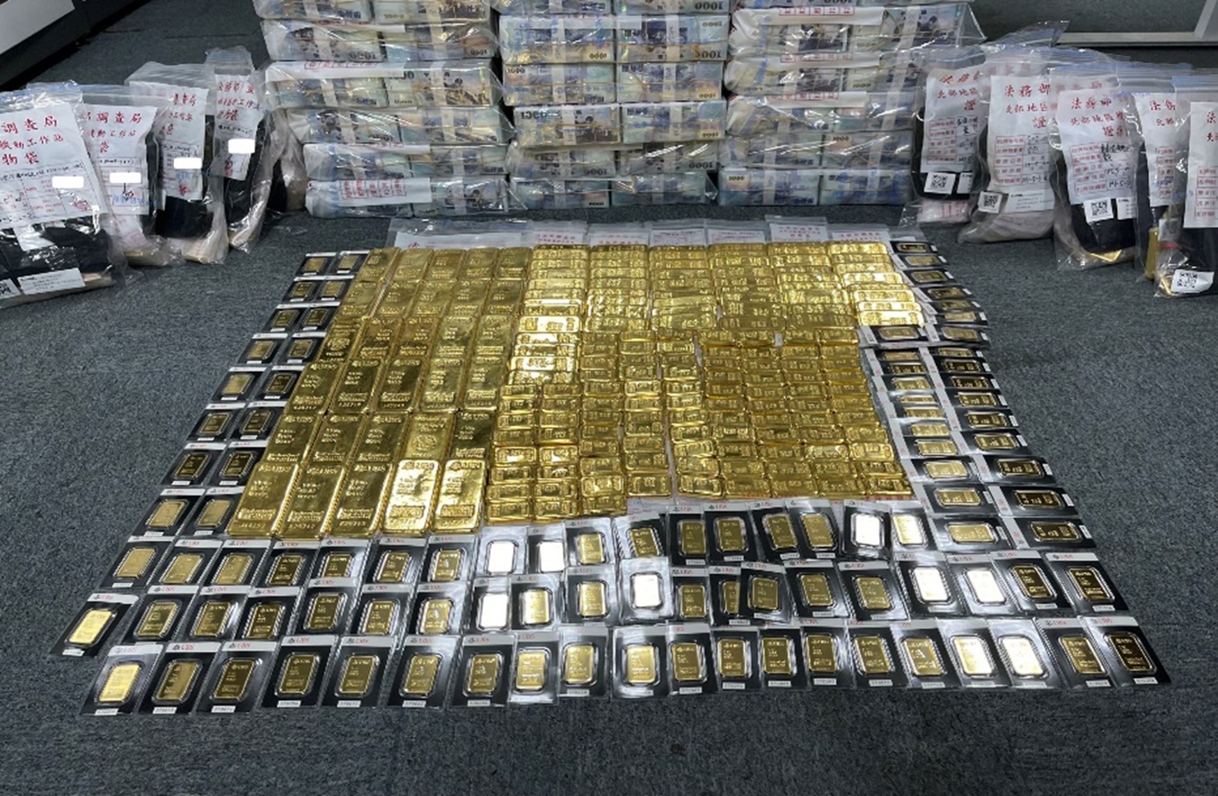 搜索現場查扣之黃金